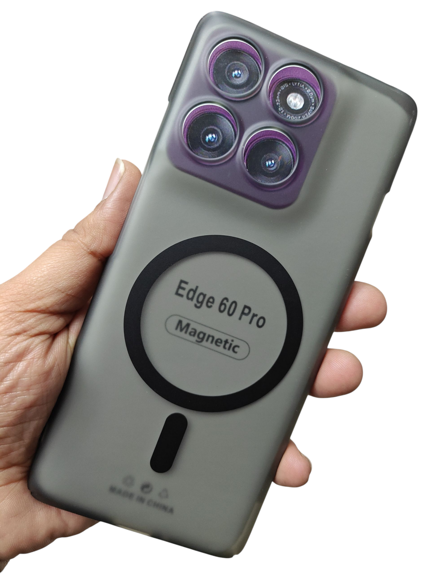 Motorola Moto Edge 60 Pro Premium Quality Magsafe Matte Hard Plastic Back Cover Case