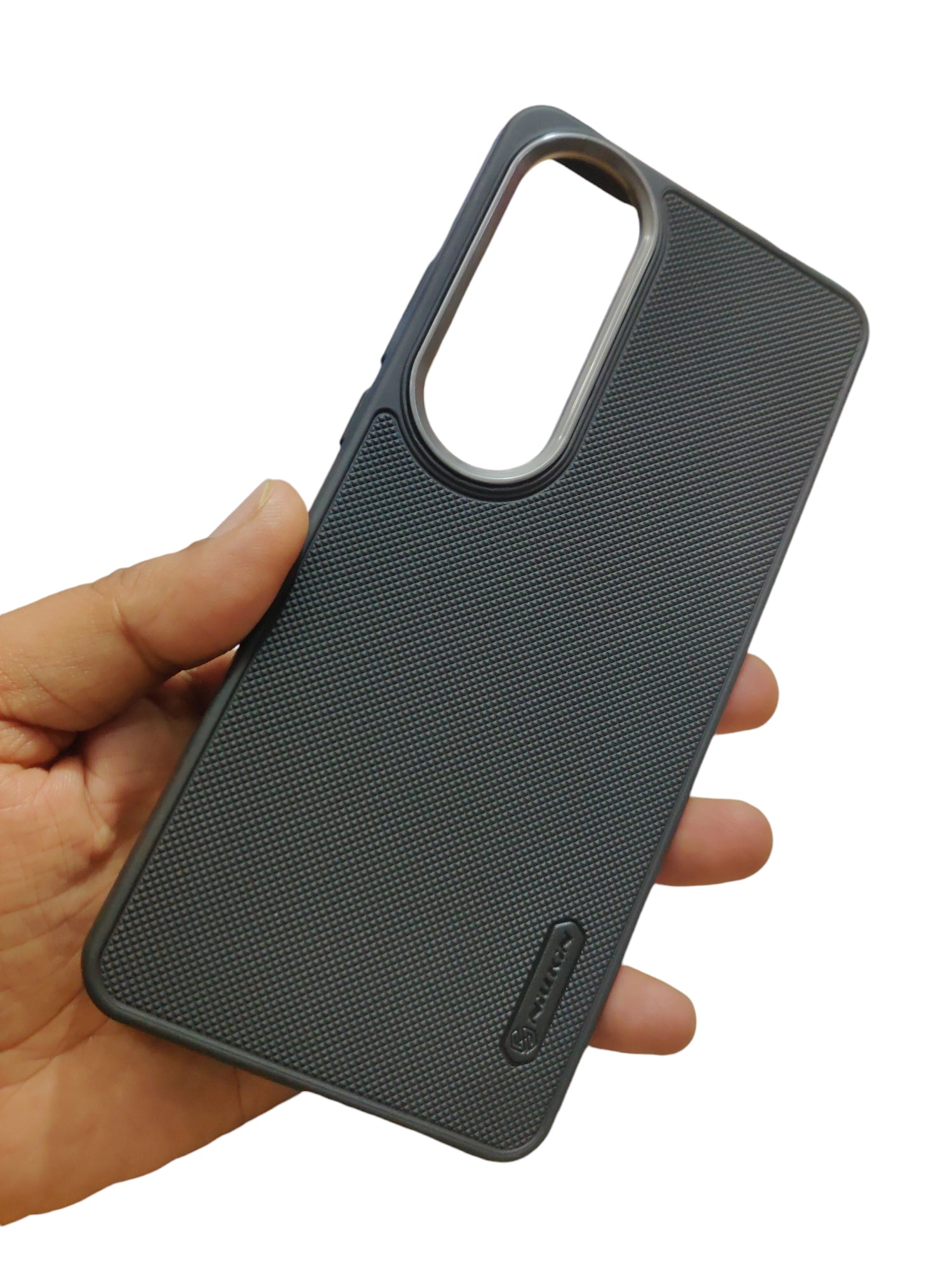 Oppo K12X 5G Premium Quality Silicon Soft Frosted Dotted Back Cover Case - Royal Star