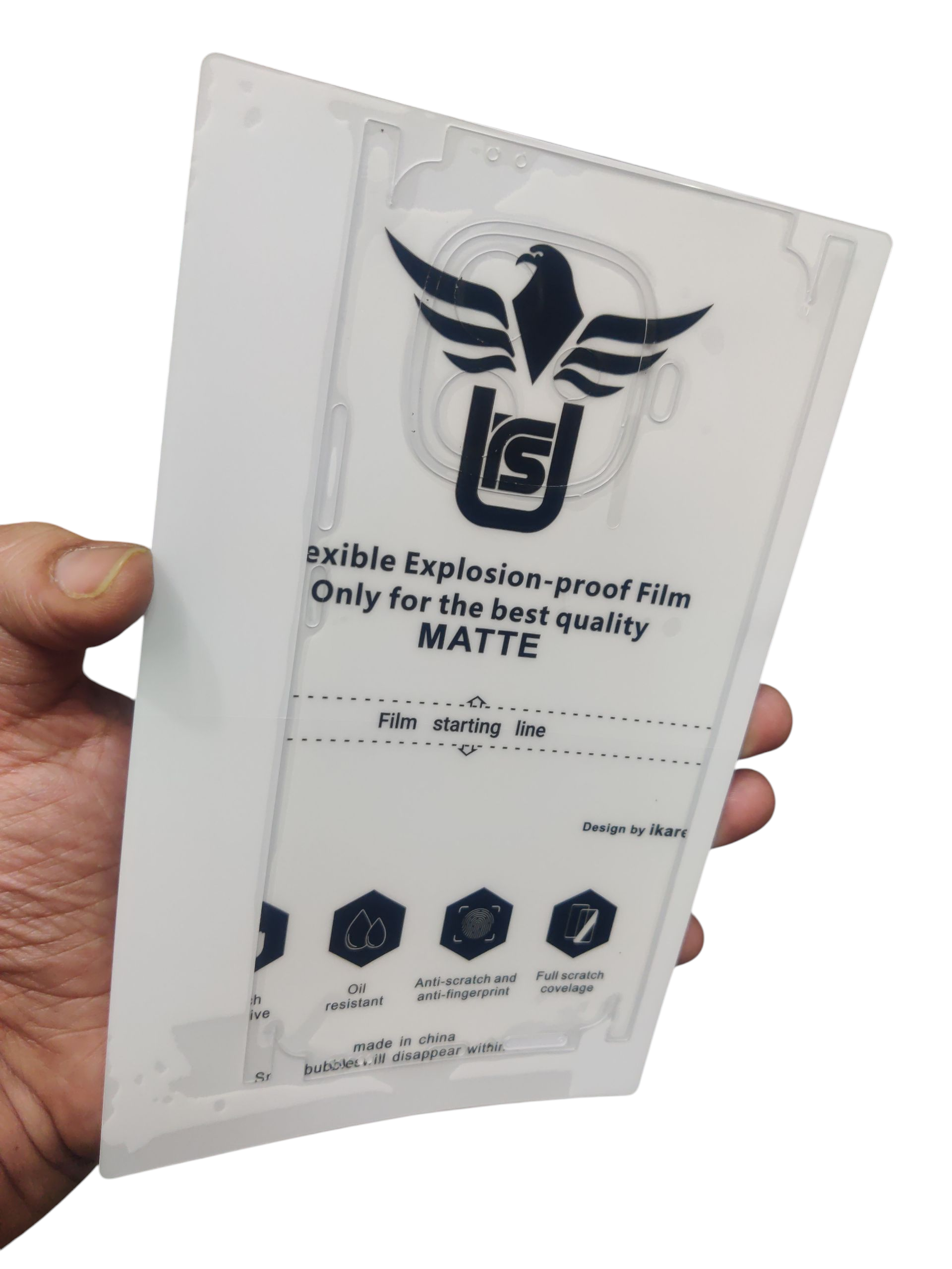 IQOO Neo 10R 5G Matte & Glossy Finish Back Lamination Membrane Protector Protection Guard - Royal Star