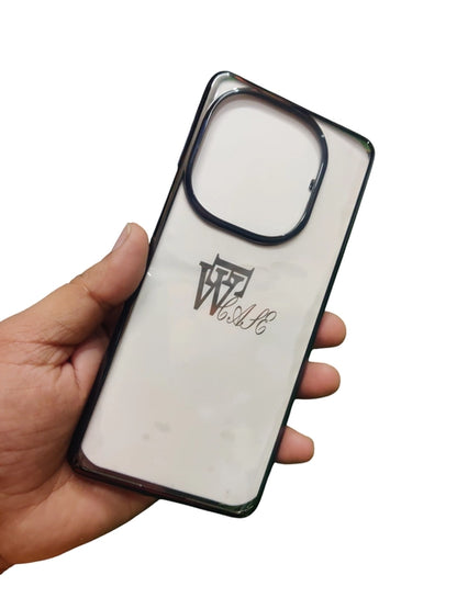 Vivo T3 Pro 5G / iQOO Z9S Pro 5G Premium Quality Hard Plastic Transparent Side Chrome Back Cover Case - Royal Star