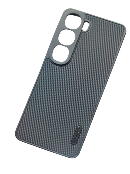 Vivo Y300 5G Premium Quality Silicon Soft Frosted Dotted Back Cover Case - Royal Star