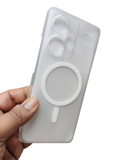 Xiaomi Redmi Note 13 Pro Plus Premium Quality Magsafe Matte Hard Plastic Back Cover Case - Royal Star