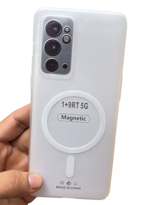 OnePlus 9RT Premium Quality Magsafe Matte Hard Plastic Back Cover Case