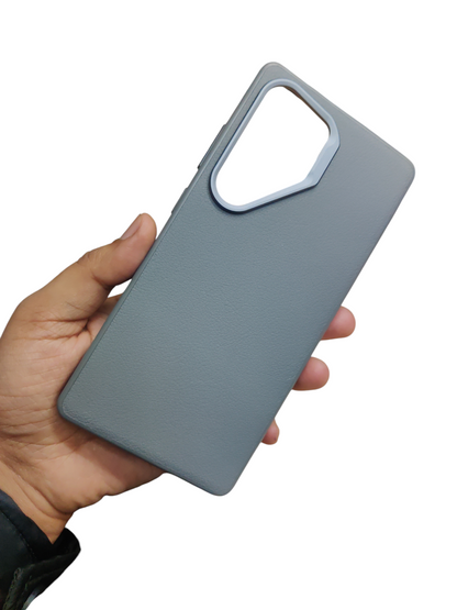 Samsung Galaxy S25 Ultra Luxury Premium Quality Vegan Leather Back Cover Case - Royal Star