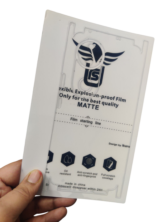 Vivo T4R 5G Matte & Glossy Finish Back Lamination Membrane Protector Protection Guard - Royal Star