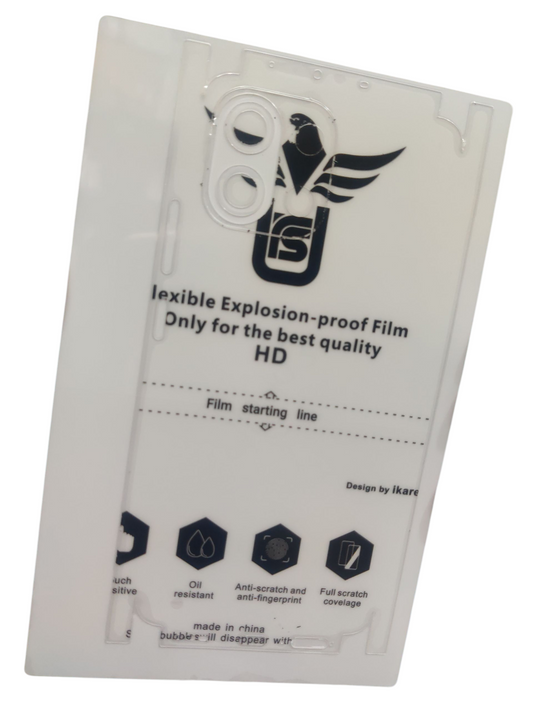 Oppo K13 5G Matte & Glossy Finish Back Lamination Membrane Protector Protection Guard