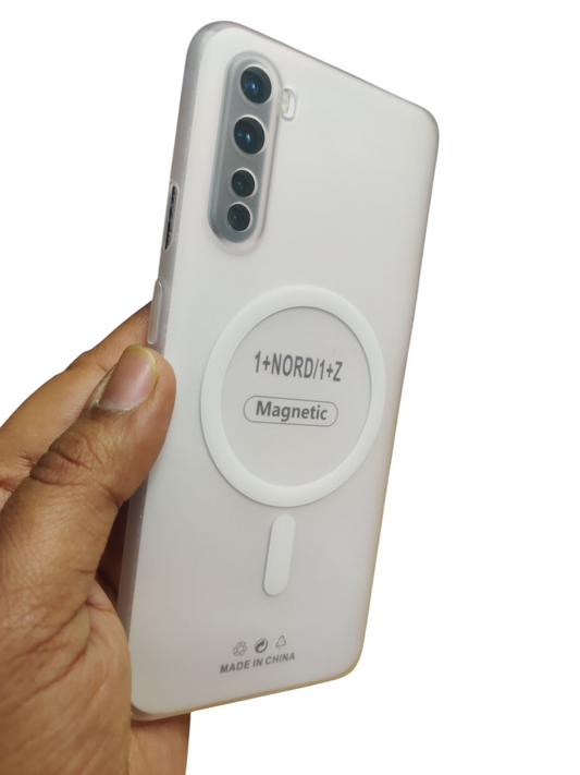 OnePlus Nord Premium Quality Magsafe Matte Hard Plastic Back Cover Case