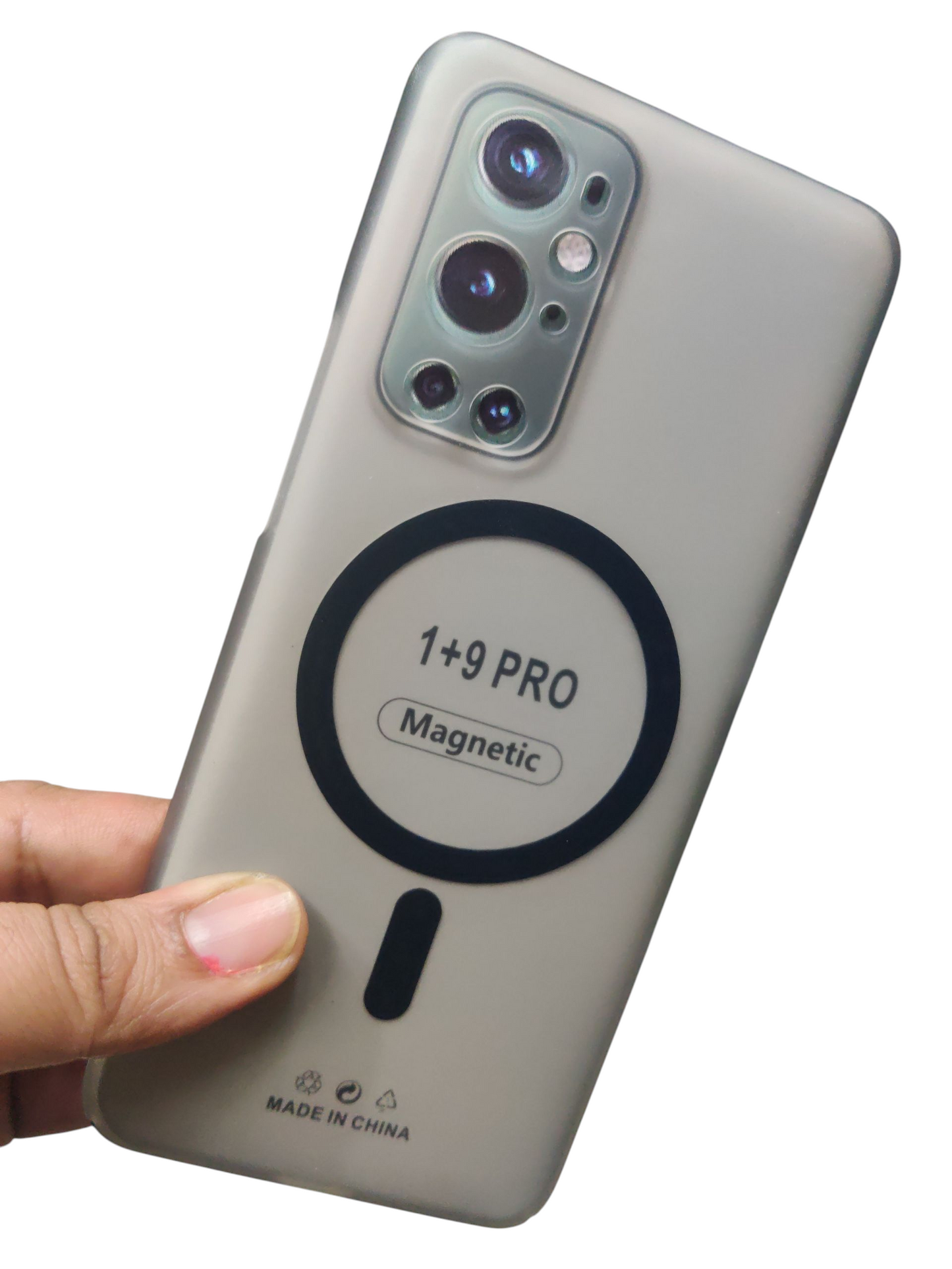 OnePlus 9 Pro Premium Quality Magsafe Matte Hard Plastic Back Cover Case - Royal Star