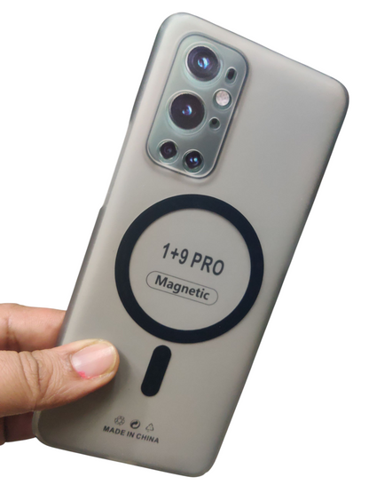 OnePlus 9 Pro Premium Quality Magsafe Matte Hard Plastic Back Cover Case - Royal Star