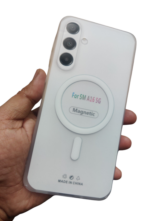 Samsung Galaxy A16 5G Premium Quality Magsafe Matte Hard Plastic Back Cover Case