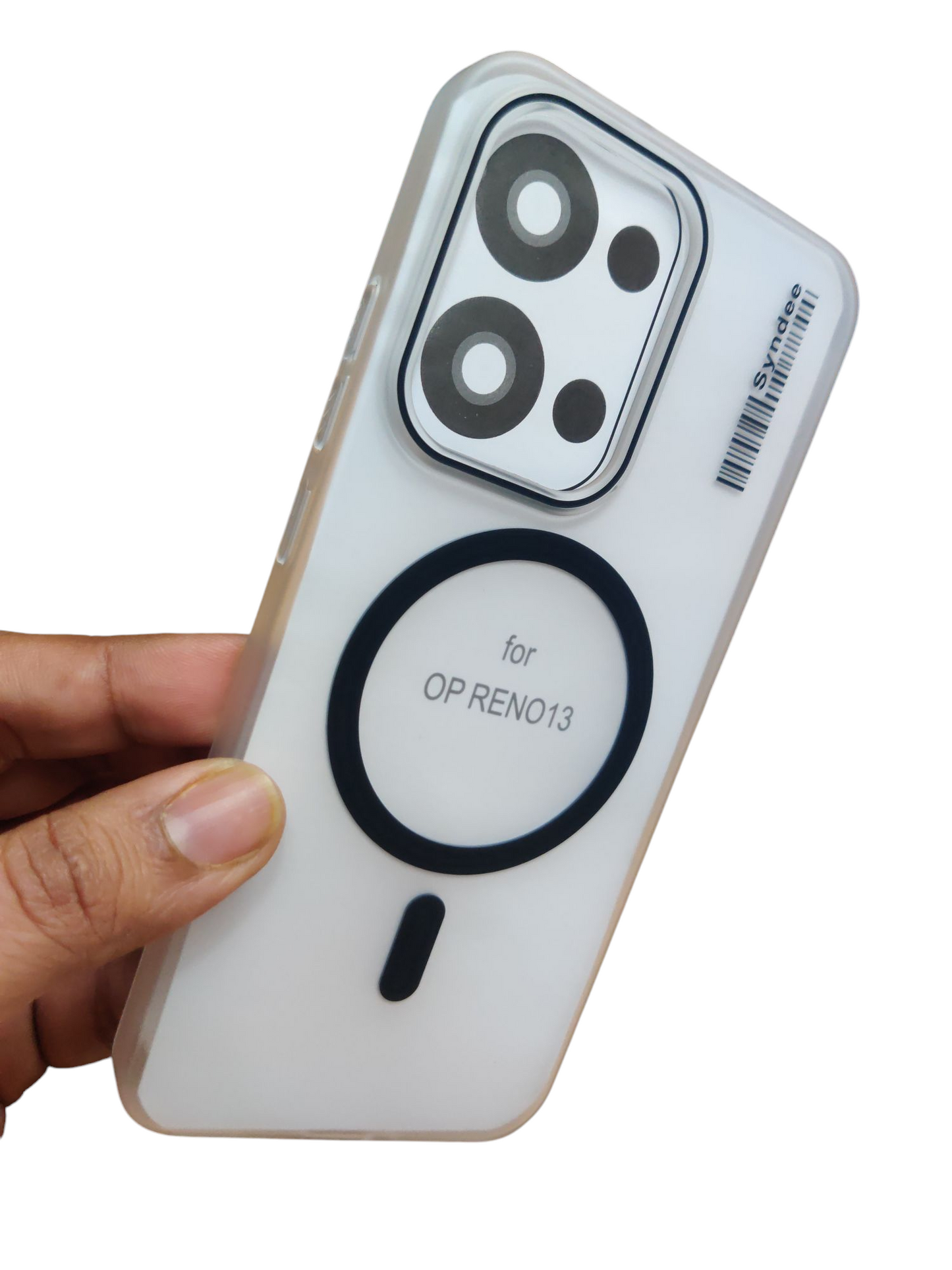 Oppo Reno 13 Syndee Premium Quality Magsafe Matte Hard Plastic Back Cover Case - Royal Star