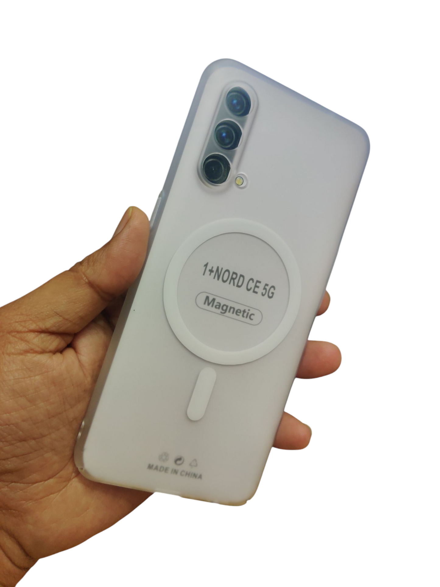 OnePlus Nord Ce 5G Premium Quality Magsafe Matte Hard Plastic Back Cover Case - Royal Star