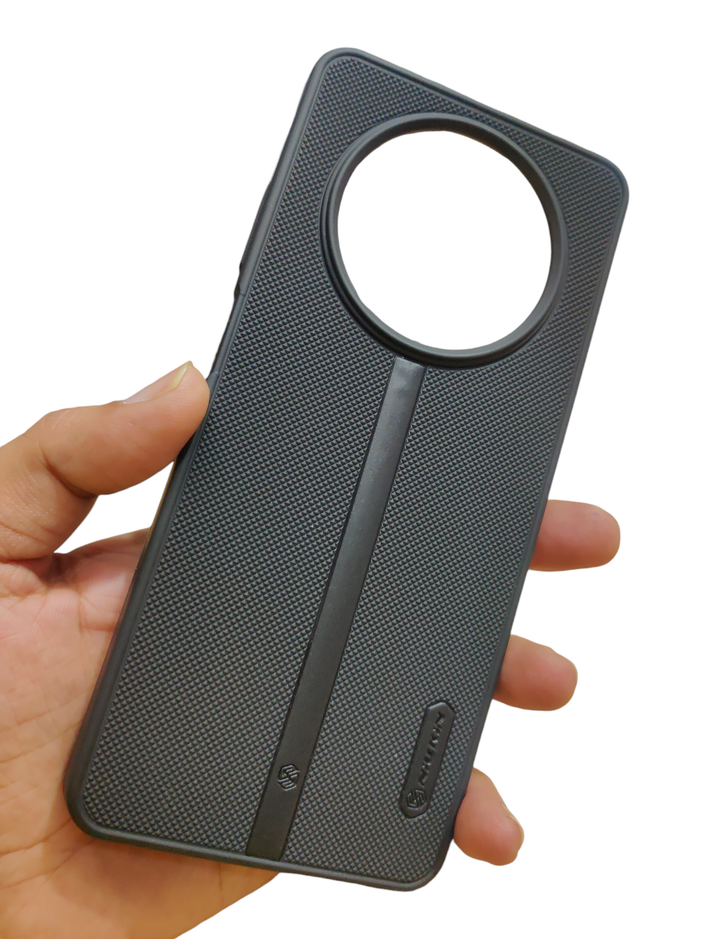 Realme 12 / Realme 12X / Realme C65 / Realme 13 5G / Realme Narzo N65 5G Premium Quality Silicon Soft Frosted Dotted Back Cover Case