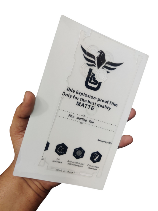 Motorola Moto Edge 60 Fusion Matte & Clear Finish Back Lamination Membrane Protector Protection Guard