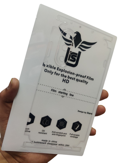 OnePlus Nord 5 / Nord5 Matte & Glossy Finish Back Lamination Membrane Protector Protection Guard - Royal Star