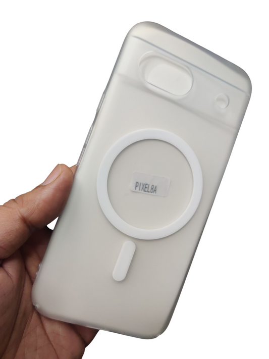Google Pixel 8A Premium Quality Magsafe Matte Hard Plastic Back Cover Case