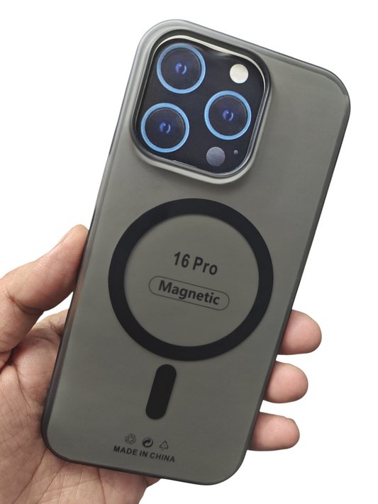 Apple iPhone 16 Pro Premium Quality Magsafe Matte Hard Plastic Back Cover Case