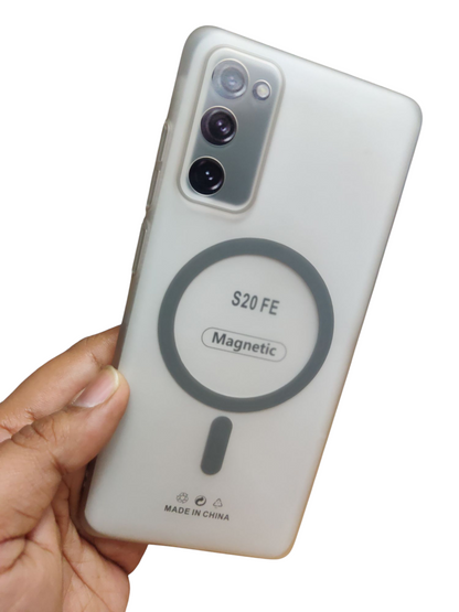 Samsung Galaxy S20Fe / Samsung Galaxy S20 FE Premium Quality Magsafe Matte Hard Plastic Back Cover Case