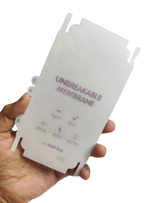 Samsung Galaxy S23 5g Matte Finish Back Membrane Protector Protection Guard