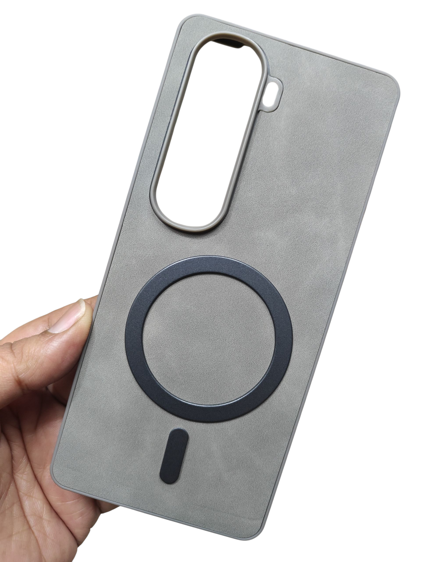 Vivo Y400 Pro 5G Magsafe Premium Quality Leather ( Side Soft, Back Hard ) Back Cover Case