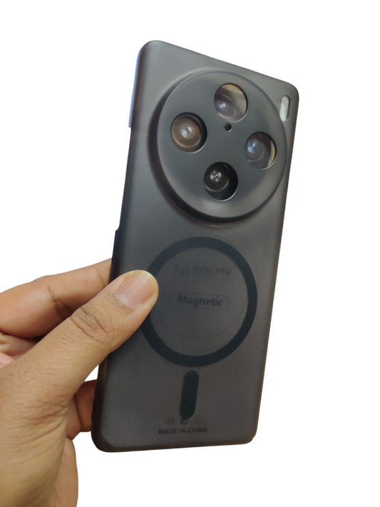 Vivo X100 Pro Premium Quality Magsafe Matte Hard Plastic Back Cover Case