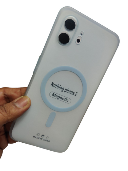 Nothing Phone 2 Premium Quality Magsafe Matte Hard Plastic Back Cover Case