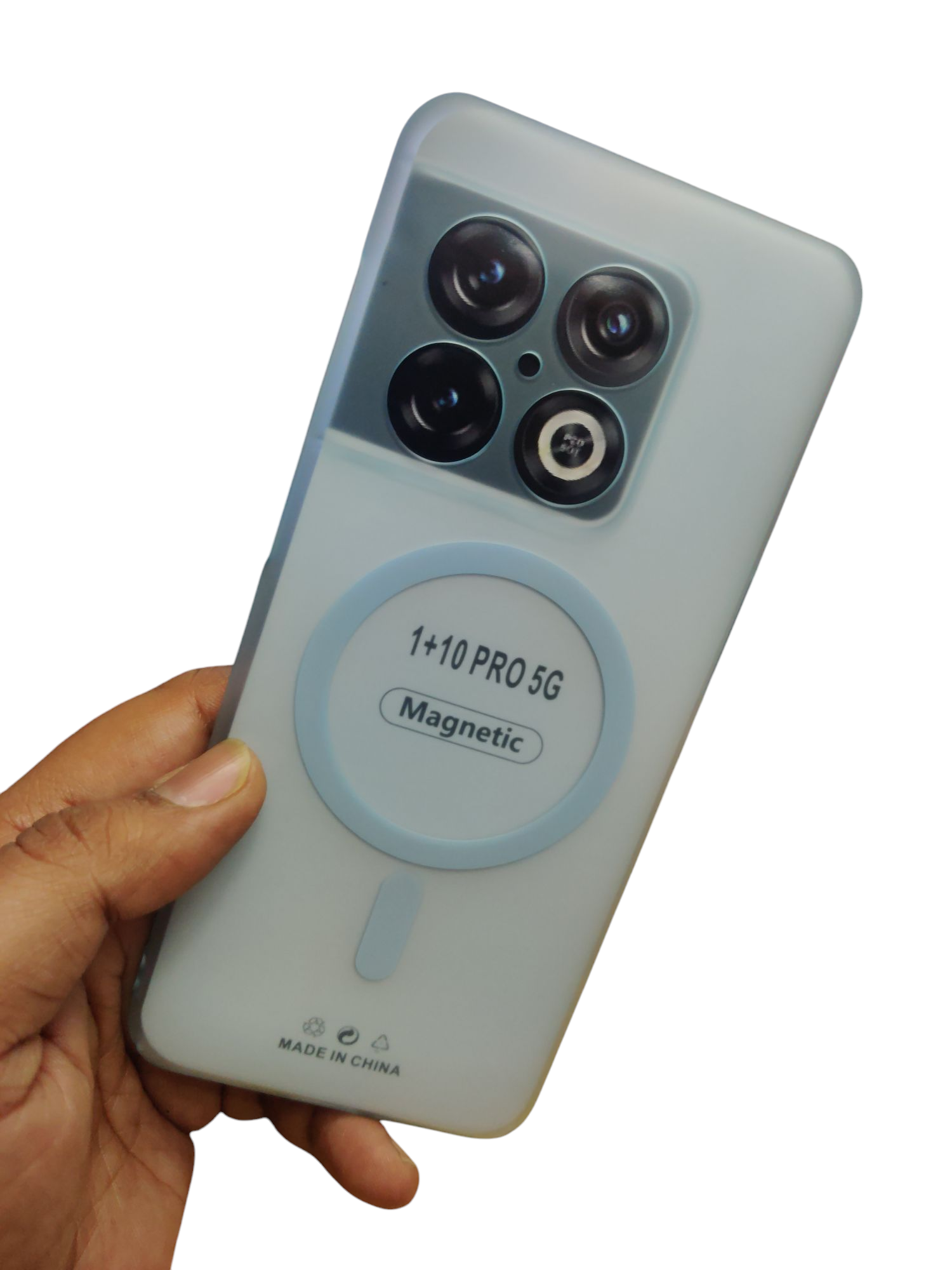 OnePlus 10 Pro 5G Premium Quality Magsafe Matte Hard Plastic Back Cover Case - Royal Star