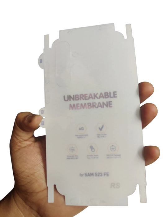 Samsung Galaxy S23 Fe 5g Matte Finish Back Membrane Protector Protection Guard