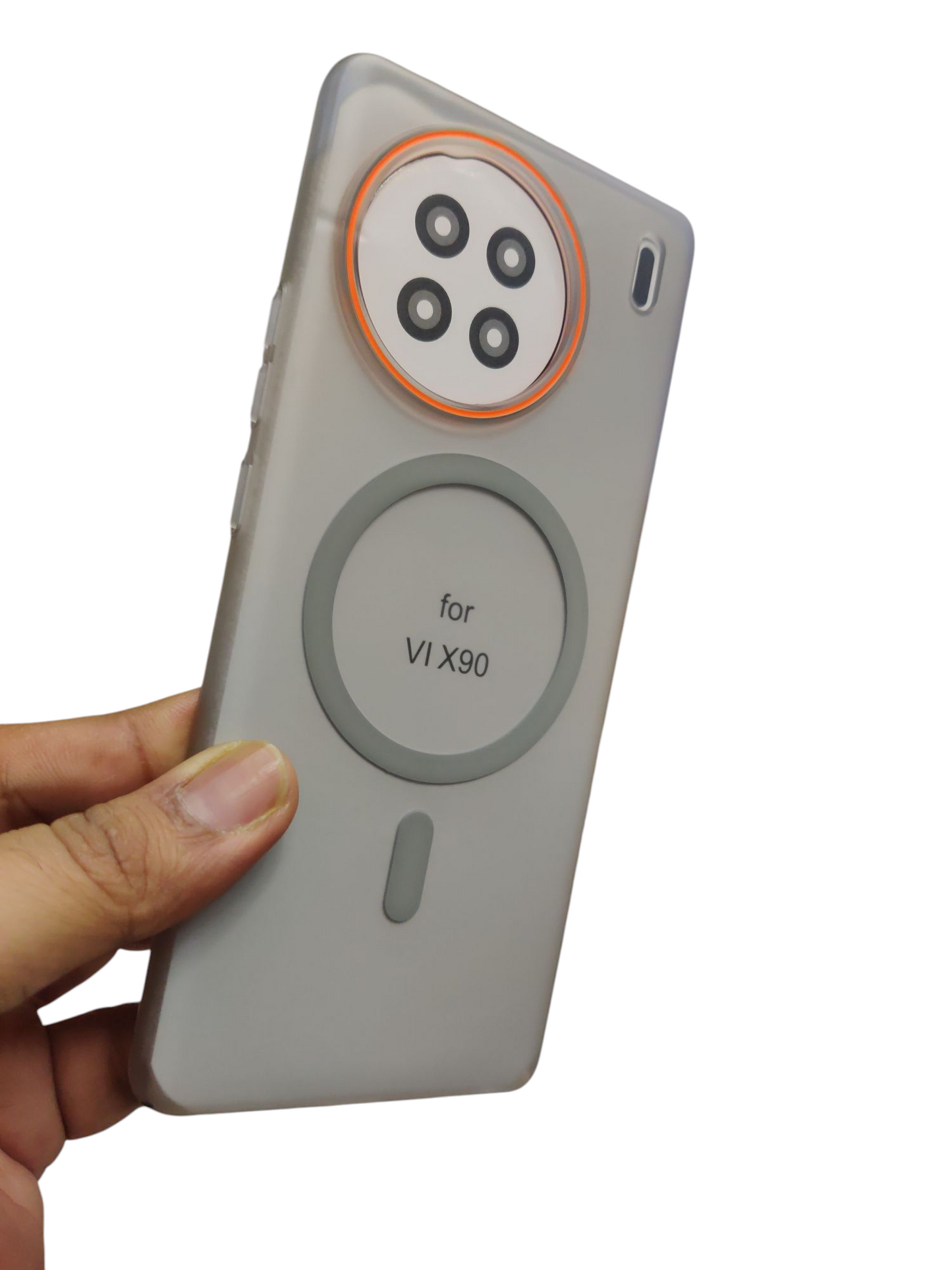 Vivo X90 Royal Star Premium Quality Magsafe Matte Hard Plastic Back Cover Case - Royal Star