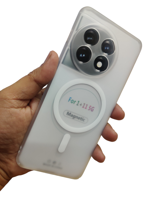 OnePlus 11 5G Premium Quality Magsafe Matte Hard Plastic Back Cover Case