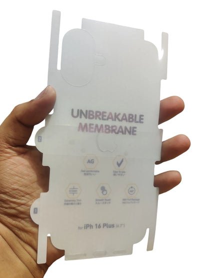 Apple iPhone 16 Plus Matte Finish Back Membrane Protector Protection Guard - Royal Star