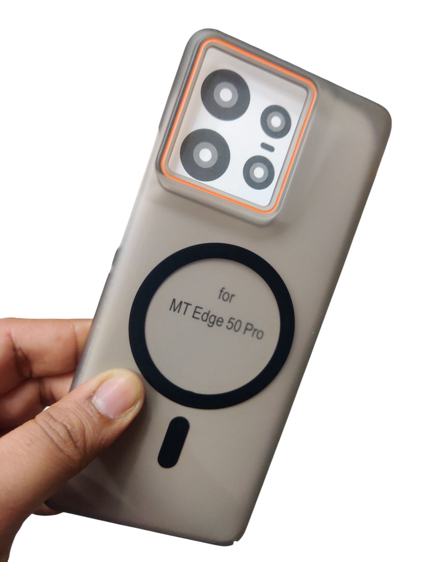 Motorola Moto Edge 50 Pro Royal Star Premium Quality Magsafe Matte Hard Plastic Back Cover Case