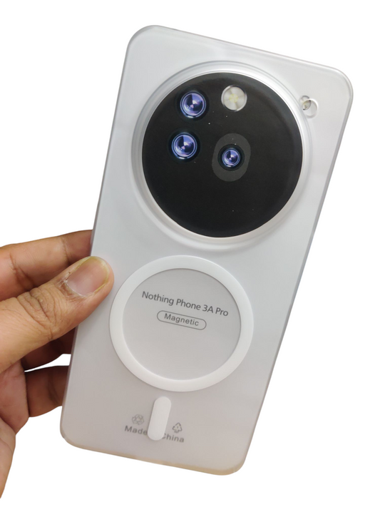 Nothing Phone 3A Pro Premium Quality Magsafe Matte Hard Plastic Back Cover Case