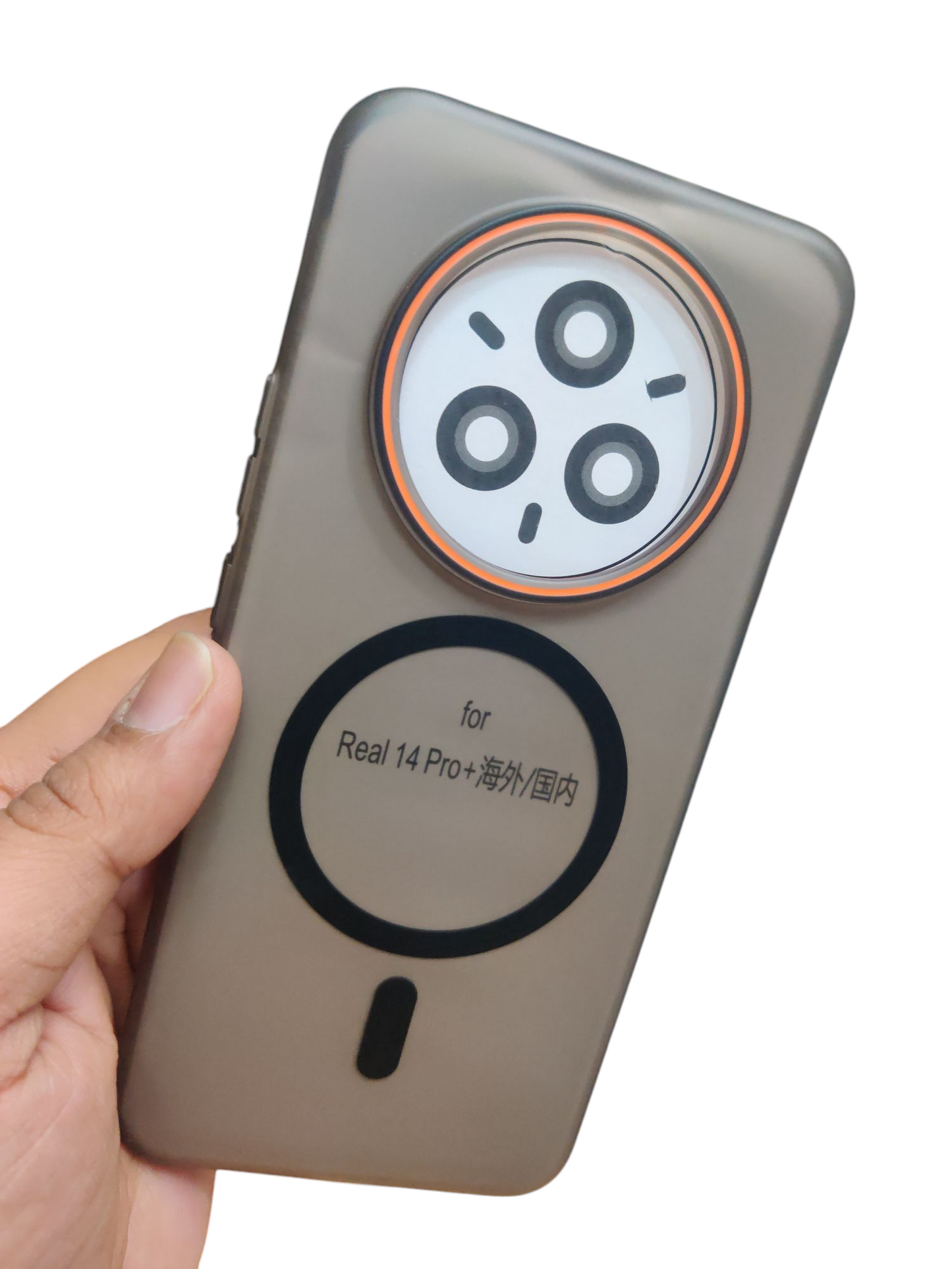 Realme 14 Pro Plus / Realme P3 Pro 5G Royal Star Premium Quality Magsafe Matte Hard Plastic Back Cover Case