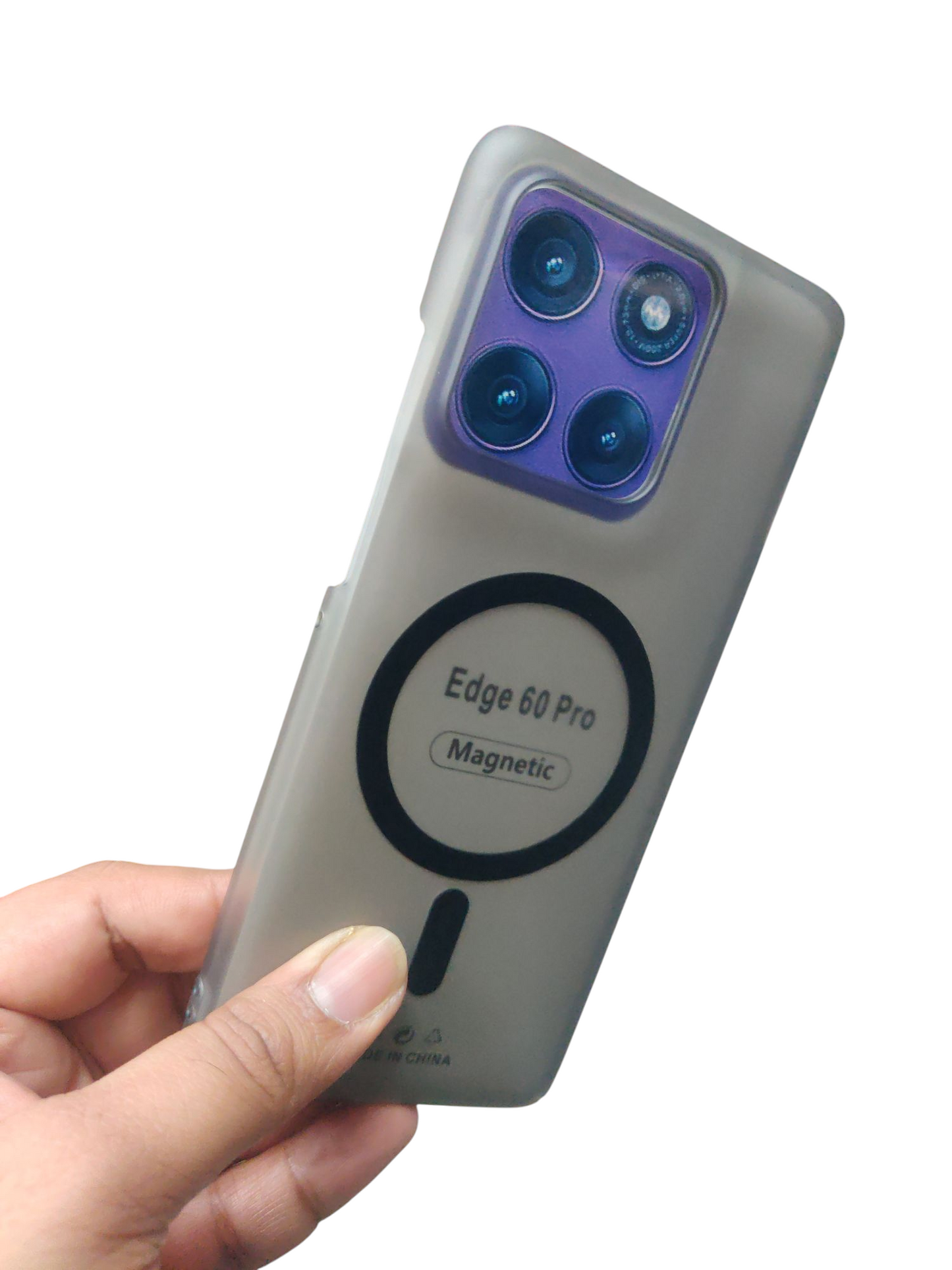 Motorola Moto Edge 60 Pro Premium Quality Magsafe Matte Hard Plastic Back Cover Case