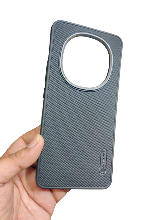 Oppo F29 Pro Premium Quality Silicon Soft Frosted Dotted Back Cover Case ( Black Color )