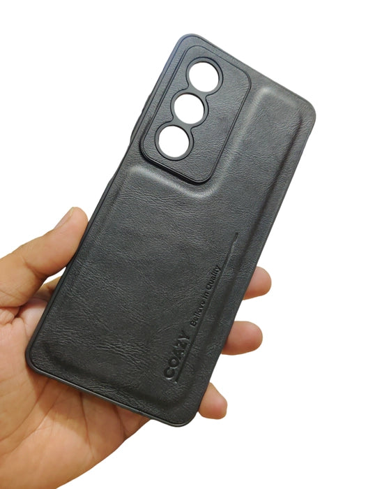 Oppo A3 Pro 5G Premium Quality Silicon Leather Back Cover Case