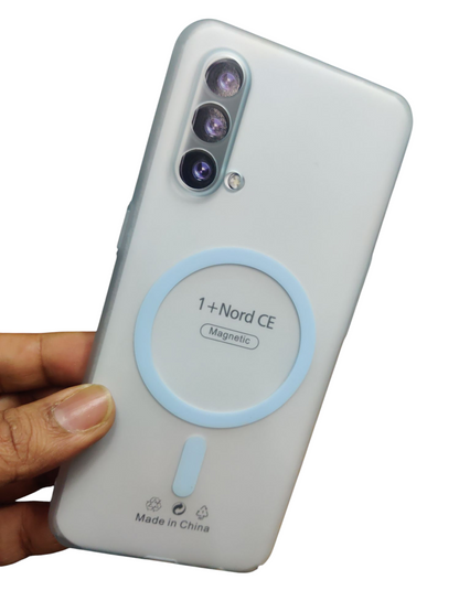 OnePlus Nord Ce 5G Premium Quality Magsafe Matte Hard Plastic Back Cover Case - Royal Star