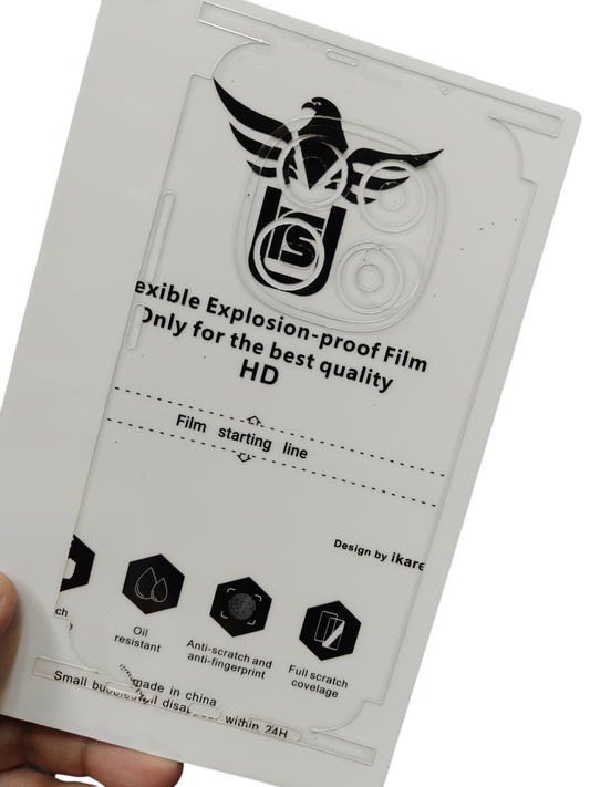 Xiaomi Redmi Note 15 Pro Plus 5G Matte & Glossy Finish Back Lamination Membrane Protector Protection Guard