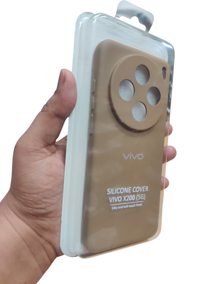 Vivo X200 Premium Quality Silicon Back Cover Case - Royal Star