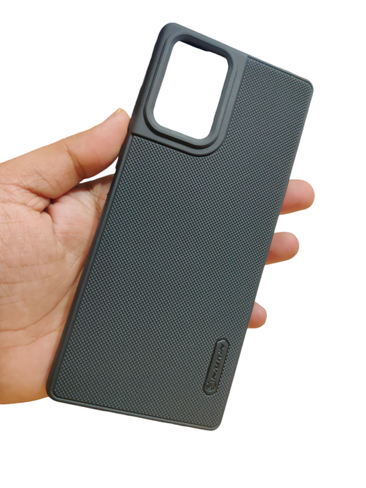 Motorola Moto G85 Premium Quality Silicon Soft Frosted Dotted Back Cover Case