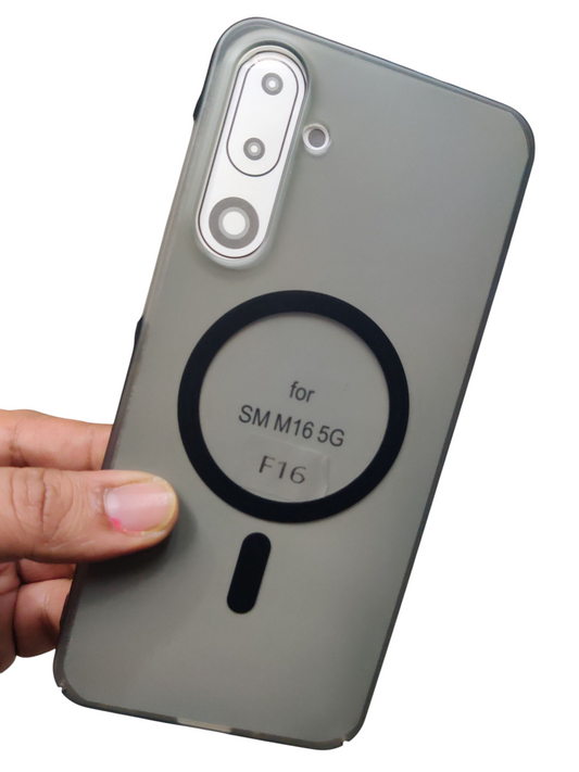 Samsung Galaxy F16 / M16 5G Premium Quality Magsafe Matte Hard Plastic Back Cover Case