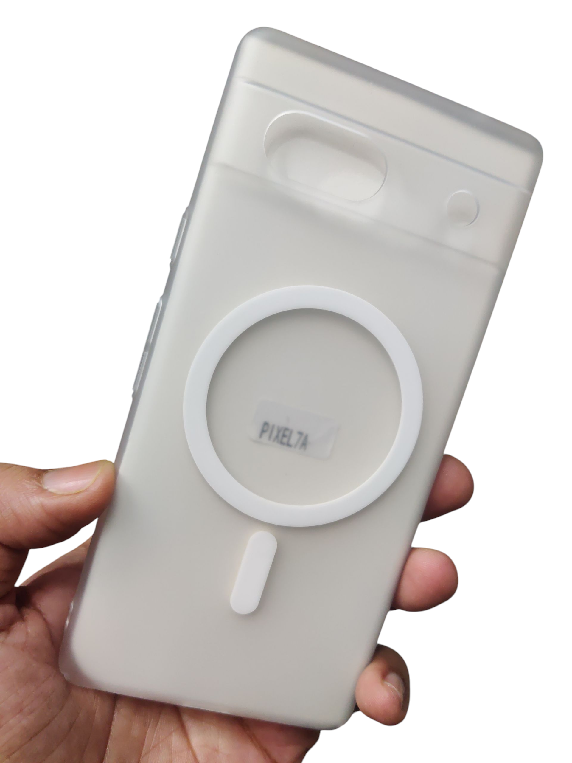 Google Pixel 7A Premium Quality Magsafe Matte Hard Plastic Back Cover Case - Royal Star