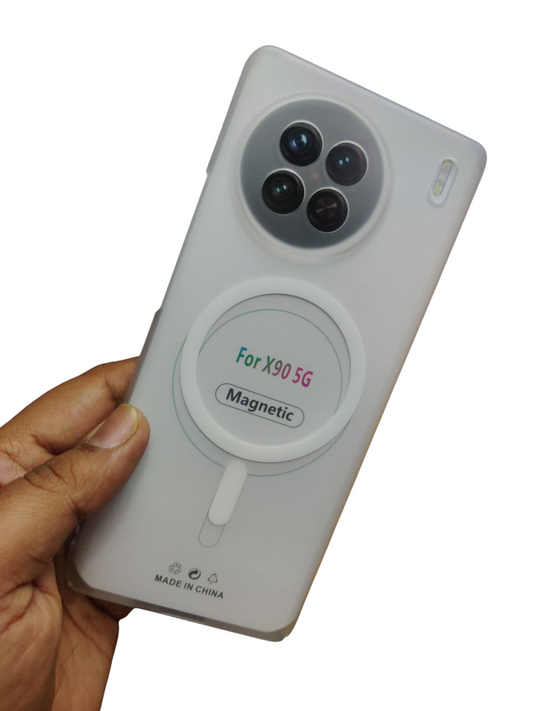 Vivo X90 5G Premium Quality Magsafe Matte Hard Plastic Back Cover Case