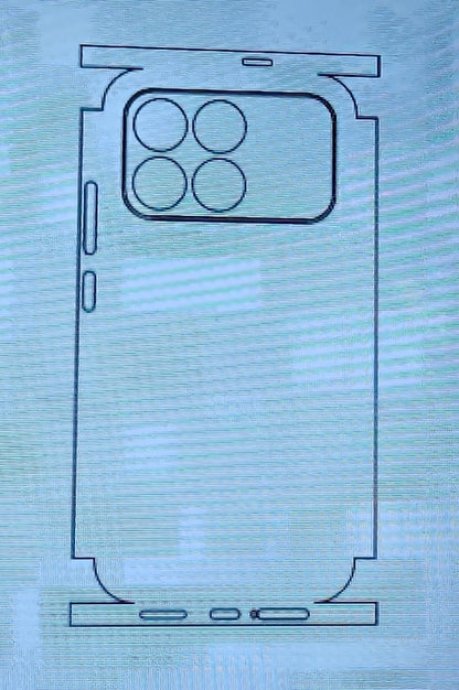 Xiaomi Poco F8 Pro 5G Matte & Glossy Finish Back Lamination Membrane Protector Protection Guard - Royal Star