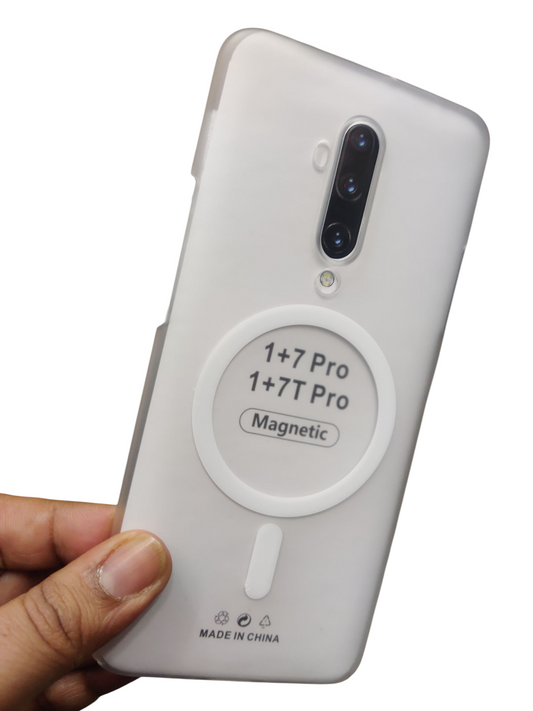 OnePlus 7 Pro / OnePlus 7T Pro Premium Quality Magsafe Matte Hard Plastic Back Cover Case