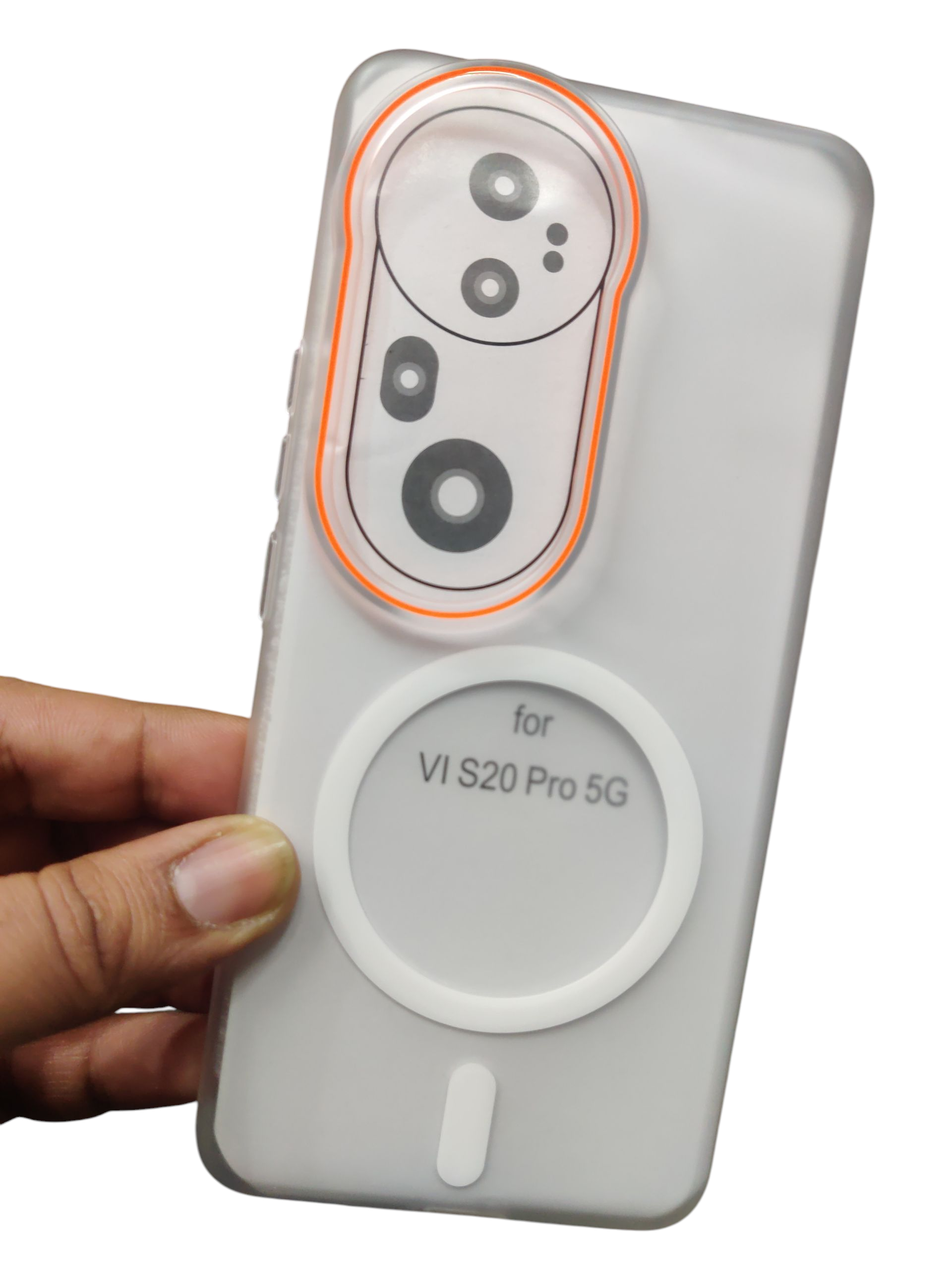 Vivo T4 Ultra Royal Star Premium Quality Magsafe Matte Hard Plastic Back Cover Case - Royal Star