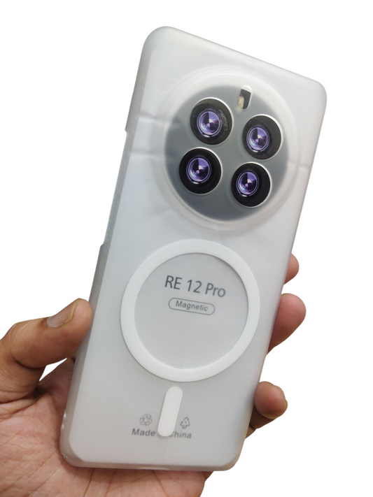 Realme 12 Pro / Realme 12 Pro Plus Premium Quality Magsafe Matte Hard Plastic Back Cover Case