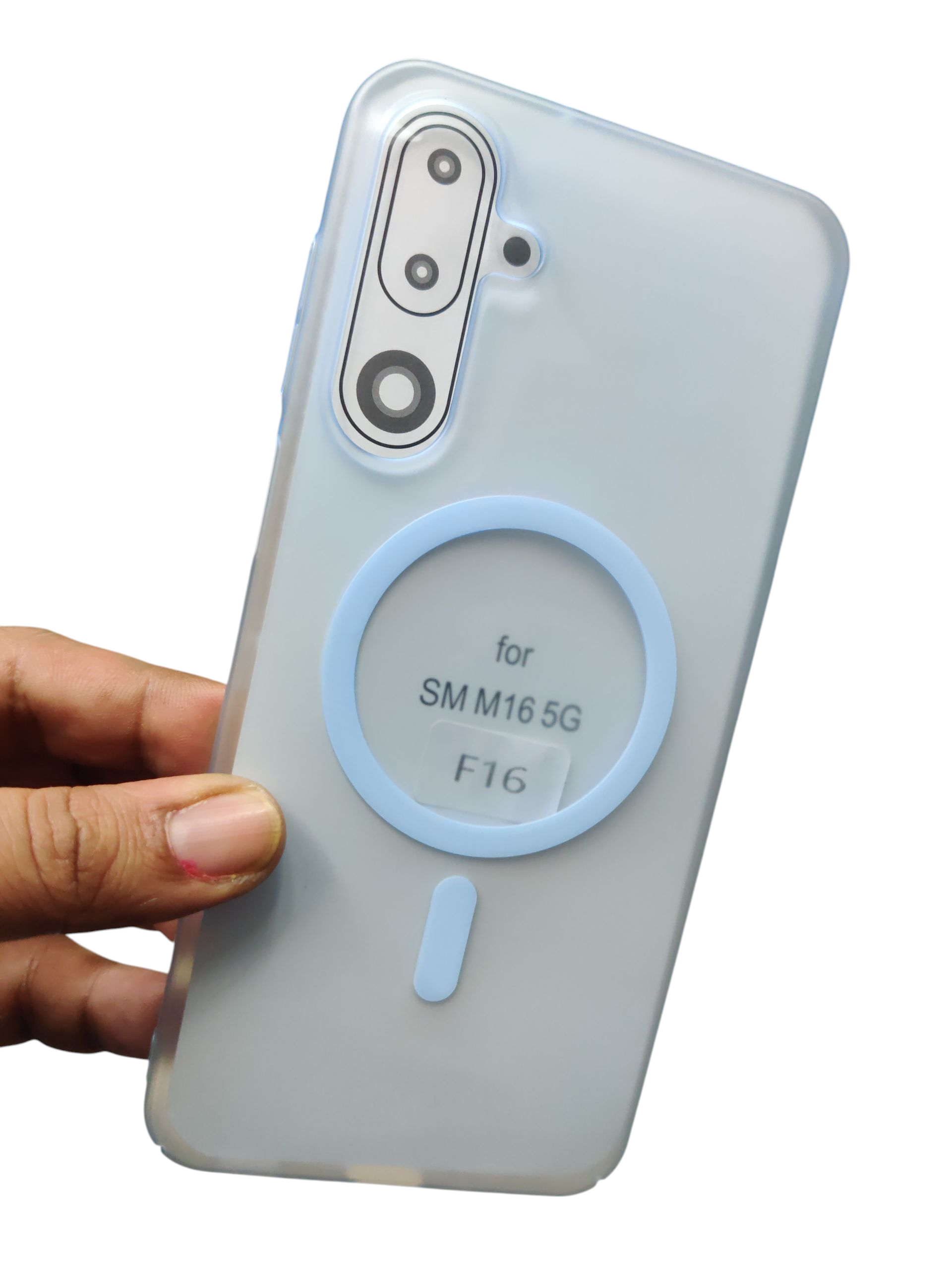 Samsung Galaxy F16 / M16 5G Premium Quality Magsafe Matte Hard Plastic Back Cover Case - Royal Star