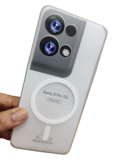 Oppo Reno 8 Pro 5G / Oppo Reno 8 Pro Plus 5G Premium Quality Magsafe Matte Hard Plastic Back Cover Case